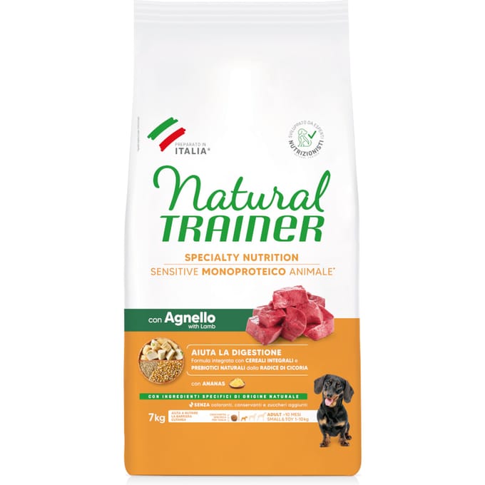 7kg Sensitive No Gluten Adult Lam Naturel Trainer