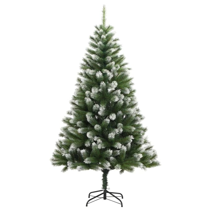 vidaXL - Kunstkerstboom - met - scharnieren - en - sneeuw - 240 - cm