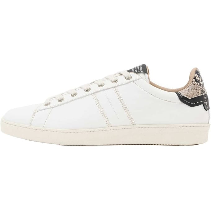 AllSaints Leon Lthr Low Top White/black Größe: 45 | Trainers Outlet | Herren | Weiß