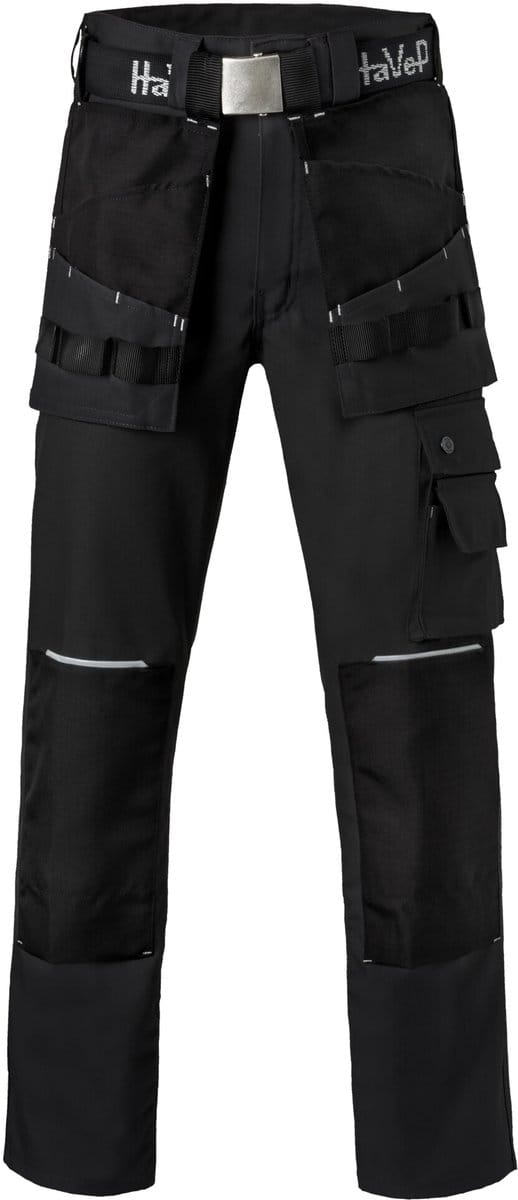 HAVEP Werkbroek Worker Pro 8730 - Zwart/Zilvergrijs - 42