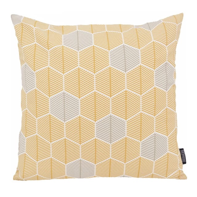 Hexagon Geel Kussenhoes | Katoen / Polyester | 45 x 45 cm