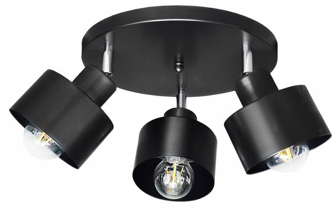 AZO3 Plafondlamp met Verstelbare Kap - 3 Lichtpunten
