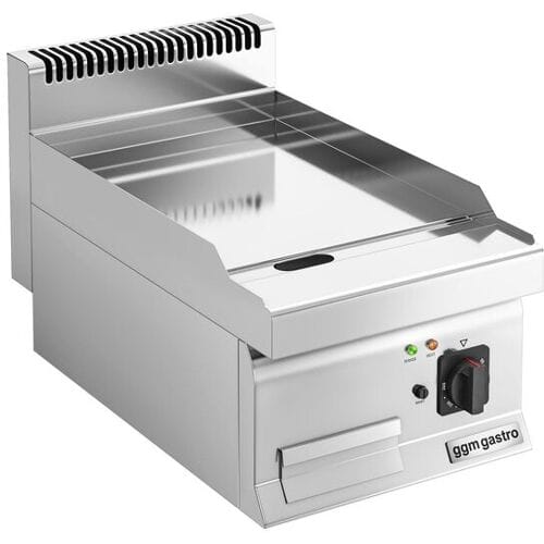 GGM Gastro Elektro Bratplatte - mit Hartchrom-Beschichtung - 4,5 kW - Glatt