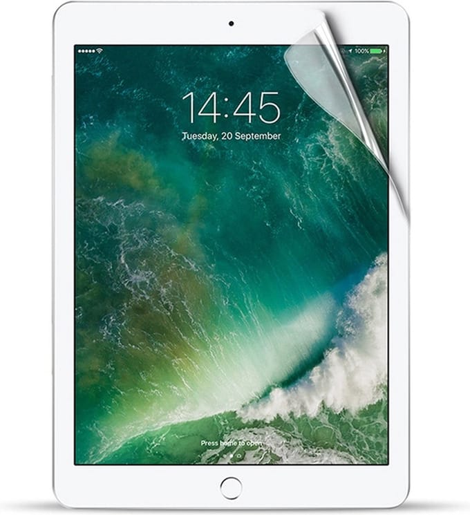 Screenprotector Geschikt Voor iPad 9e/8e/7e Generatie - Screenprotector Plastic - Solidenz PET Folie Protector - 2021/2020/2019 Beschermfolie - Screen Protector - 10.2 Inch - Plastiek Folie