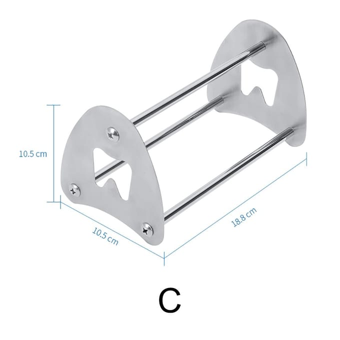Support de Placement Professionnel pour Forceps Dentaires en Acier Inoxydable Support Amovible pour Outils de Dentiste Utilisation par les Techniciens white