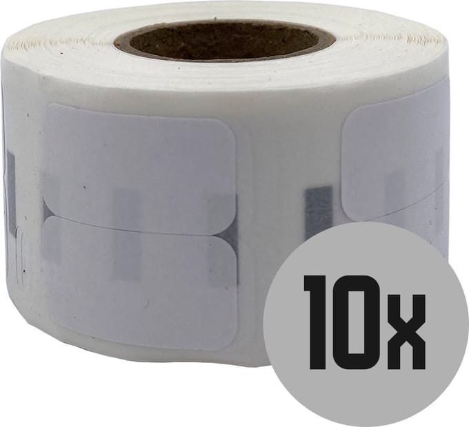 DULA Dymo Compatible labels - Verwijderbaar - Wit - 11353- S0722530 - Kleine multifunctionele etiket