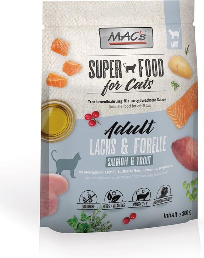 MAC's Adult Kattenvoer - Zalm & Forel - 300 g