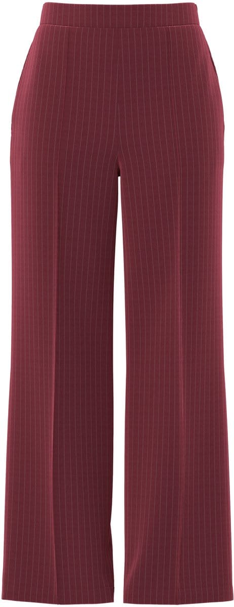 Pieces Wide leg broek PCBOZZY Gestreept