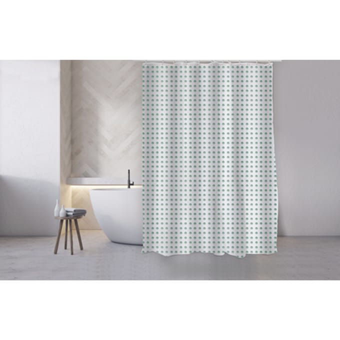 Msv Douchegordijn Camberra Groen 180cm