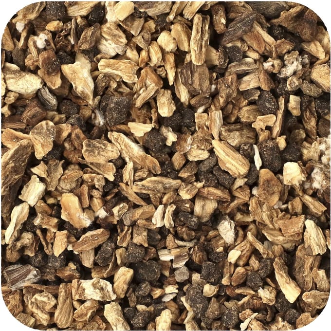 Racine de bardane bio coupée/séchée, 1 lb (453,6 g)