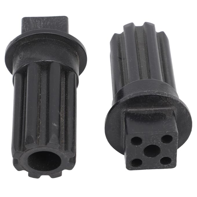 2 STUKS Vleesmolen Schroefkoppeling Zwart Plastic Snelle Installatie Vleesmolen Schroefkoppeling black
