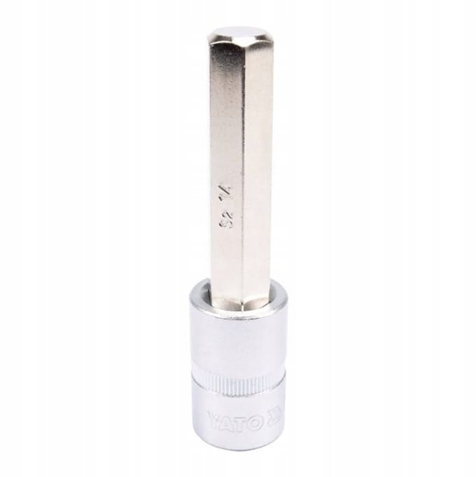 Yato Inbus Dop'sleutel 1/2" 14mm L100mm - Duurzaam Chroom-Vanadium Staal