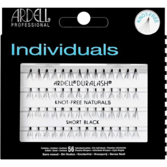 Ardell Individuals Korte Zwarte Valse Wimpers