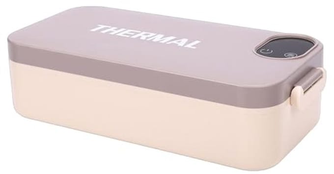 Dailygoods - Elektrische Lunchbox van Roestvrij Staal met Digitaal Display
