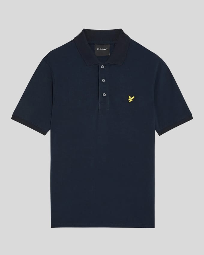 Lyle and Scott Plussize Polo Donkerblauw (navy) - Maat 3XL - Heren