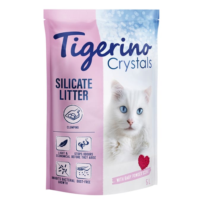 5L Fresh Tigerino Crystals Kattenbakvulling Silicaat