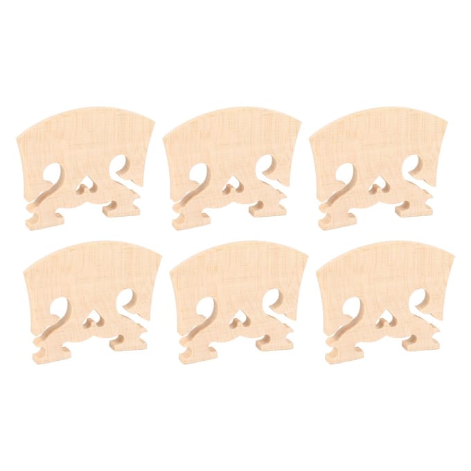 10 STUKS 44 Viool Brug Vervanging Hartvorm Ahorn Hout Snaarbrug voor Barok Stijl Violen beige