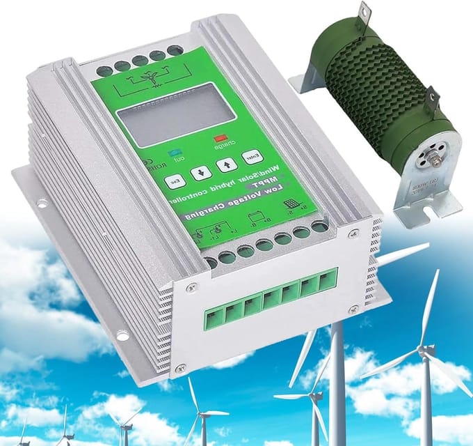 Hybride Laadregelaar - Wind Solar Controller - Energie Opladen - MPPT Technologie - 6000W Wind 8000W PV - Groen