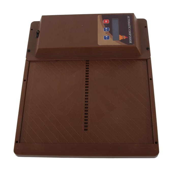 Automatische Kippenhokdeur USB Horizontale Opening Automatische Kippenhokdeuropener met Timer bruin