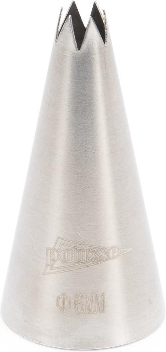 Spuitmondje rvs ster 2 mm