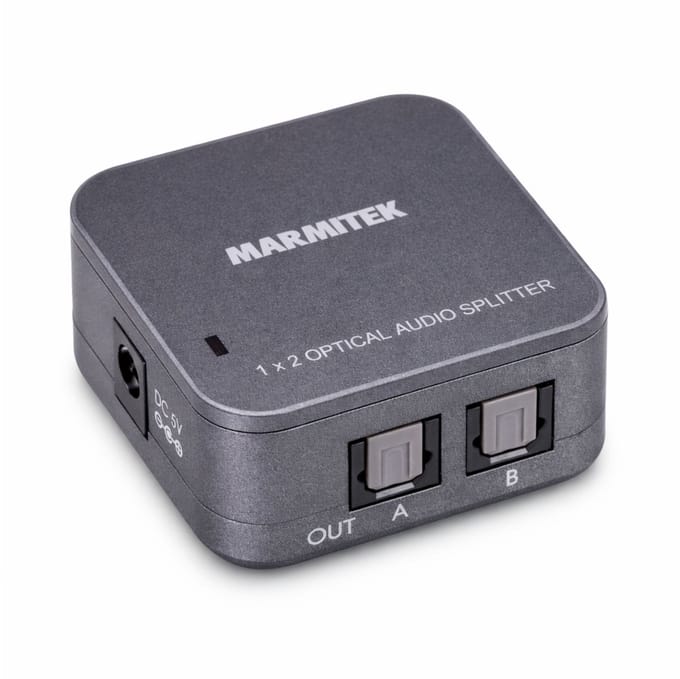 Marmitek Split TS12 audio splitter - Toslink splitter - 1 ingang - 2 uitgangen