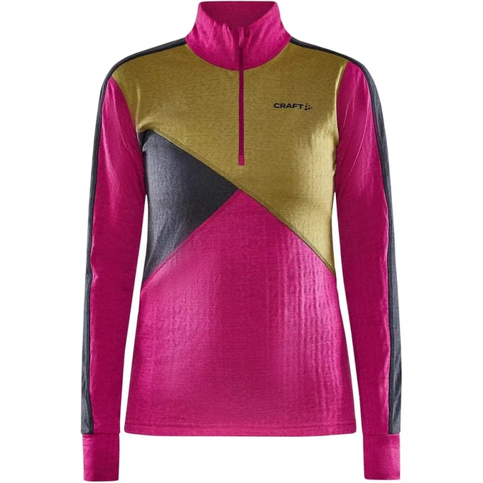 Set onder shirt 2/1 rits dames Craft ADV Nordic Wool