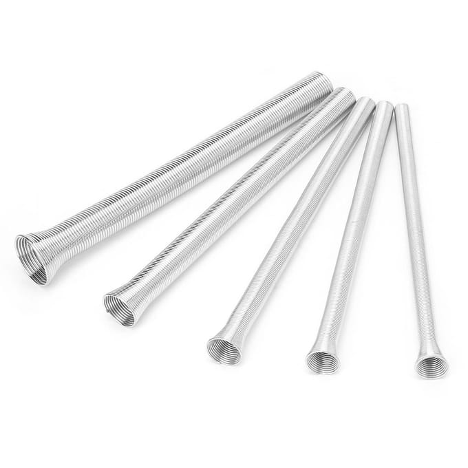 5 Stuks 21cm Super Elastische Stalen Veerbuiger PVC Elektrische Draad Buigpijp white