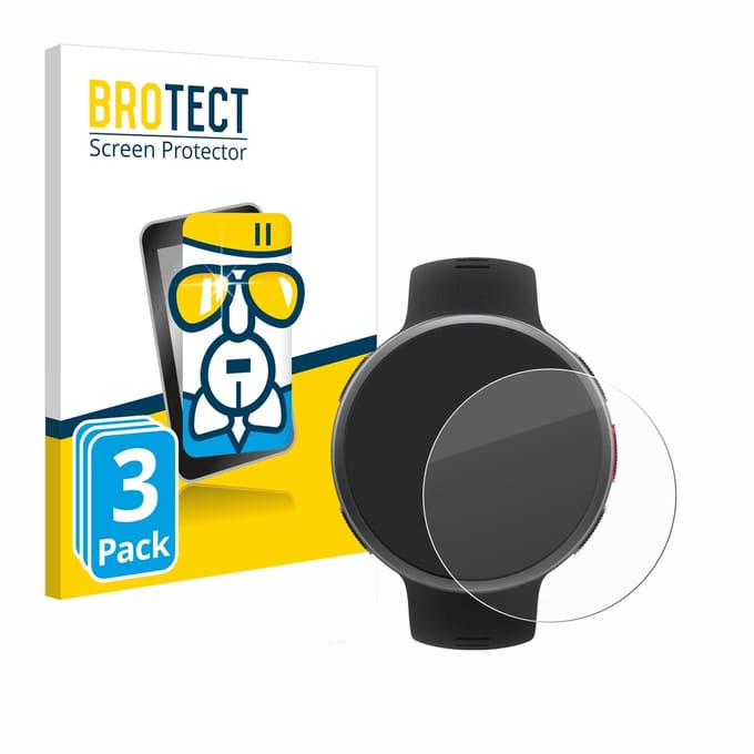 Screenprotector 3 Stuks voor Polar Vantage V2 Beschermglas transparant