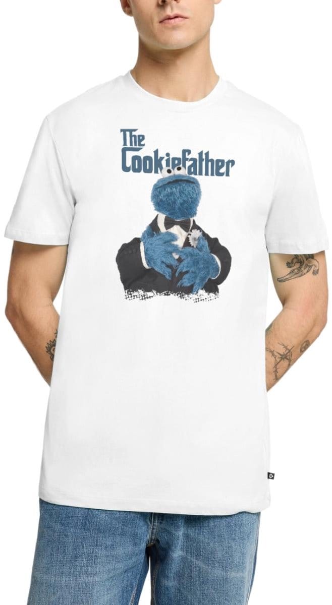 Sesamstraat Koekiemonster The Cookiefather Premium T Shirt Heren