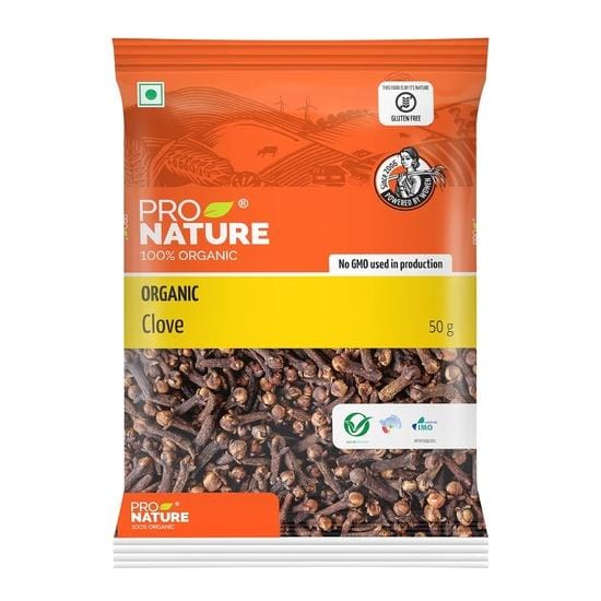 Clou de girofle 100 % biologique Pro Nature, 50 g yellow