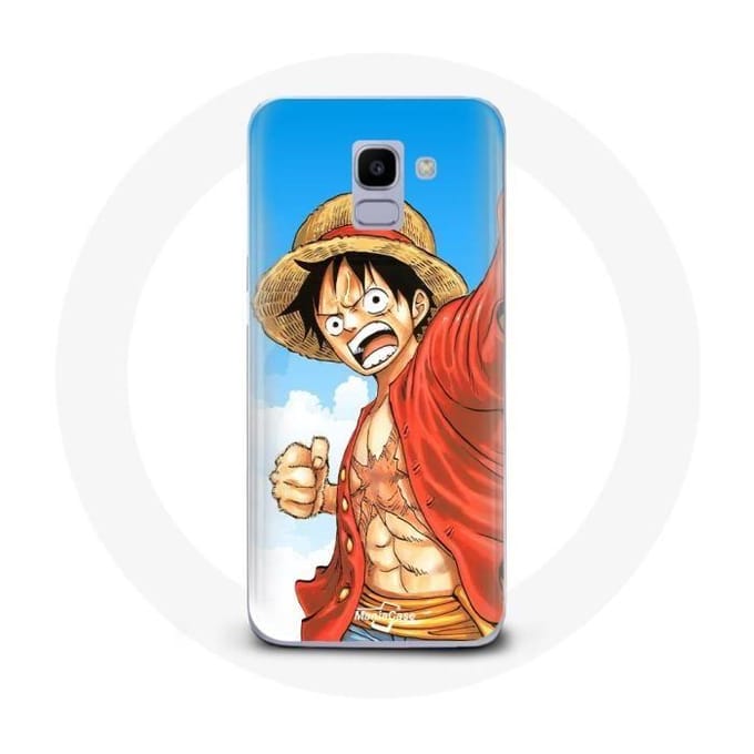 Case voor Samsung Galaxy A8 2018 Manga Een stuk Luffy Anime