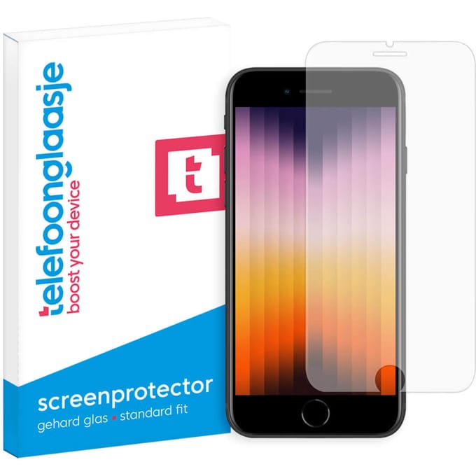 iPhone SE (2022) screenprotector gehard glas