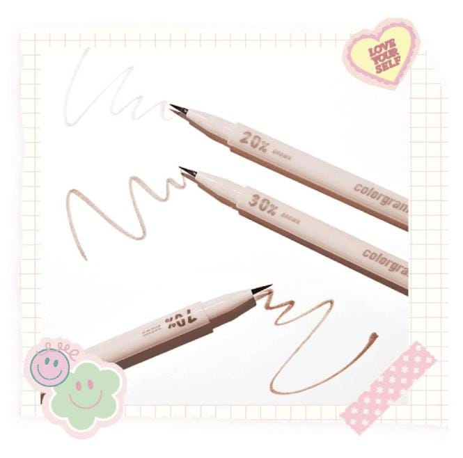 [colorgram] Shade Re-Forming Brush Liner (3 kleuren) 0,5 gram 02 30% white