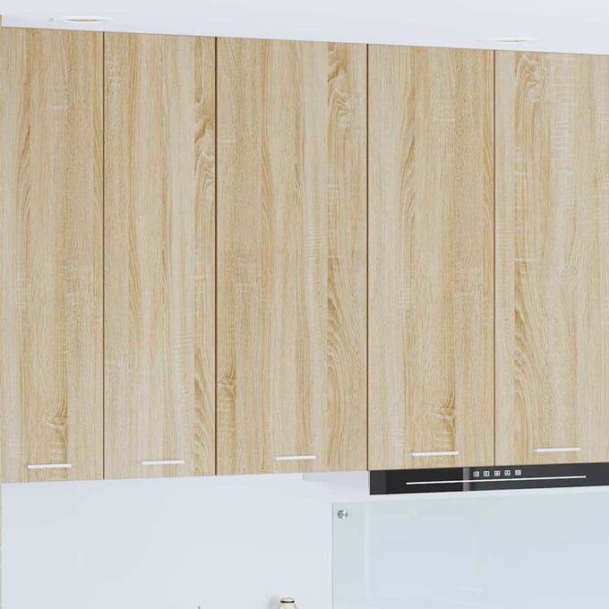 vidaXL - Hangkast - Sonoma - Eik - 40 - x - 31 - x - 100 - cm - Bewerkt - hout