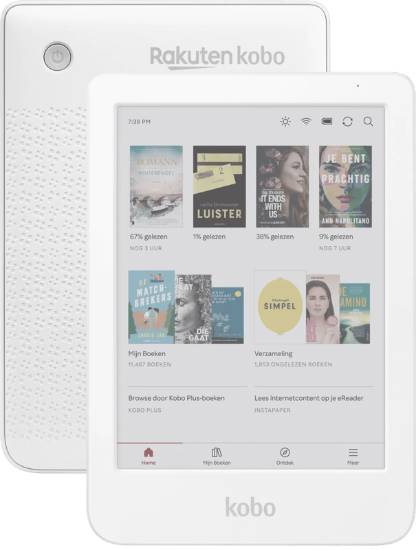 Kobo Clara Colour e-reader wit