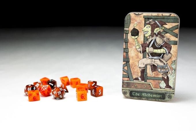 Beadle & Grimm´s Character Class Classic RPG Dice Set Alchemist (14) Dice