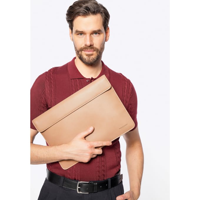 WITTCHEN Laptoptassen 13" Eco-leeg Beige - Stijlvol en praktisch