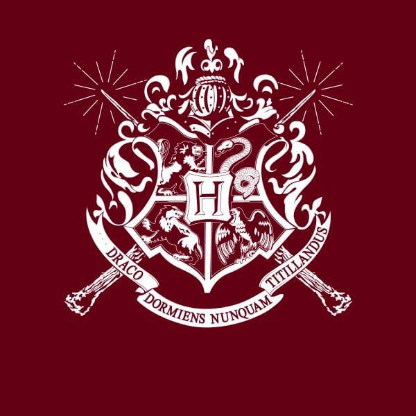 Harry Potter Hogwarts House Crest Women's T-Shirt - Burgundy - M