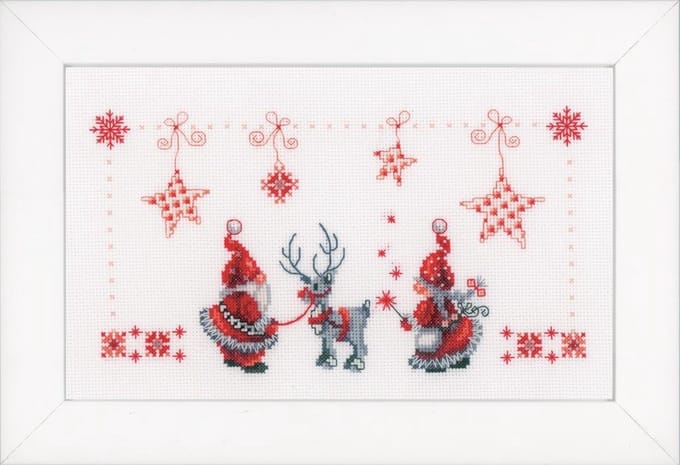 Telpakket kit Kerstkabouters  - Vervaco - PN-0154476
