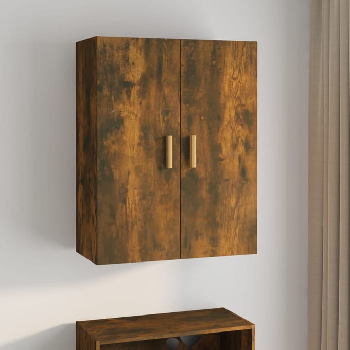 vidaXL - Hangkast - 69,5x34x90 - cm - gerookt - eikenkleurig