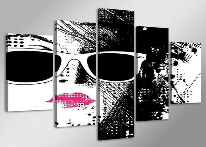 Art4-all - Canvas Schilderij Popart - 160x80cm