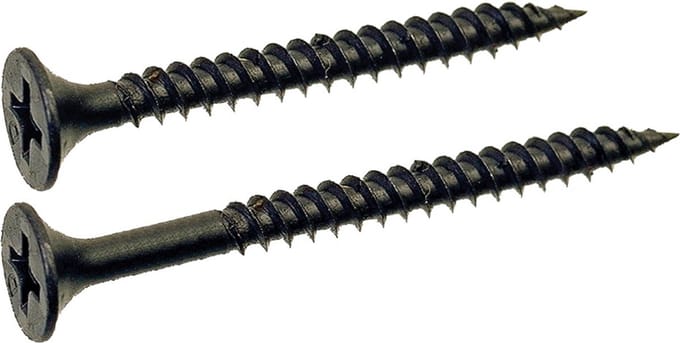 Qz snelbouwschroeven 4,8x100mm - trompetkop - zwart gefosfateerd - PH 2 (Per 250 stuks)