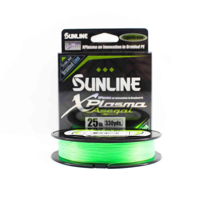 Sunline PE Line Asegai Xplasma 330yds PE 2.5 25lb Vert Clair (6780) vert clair