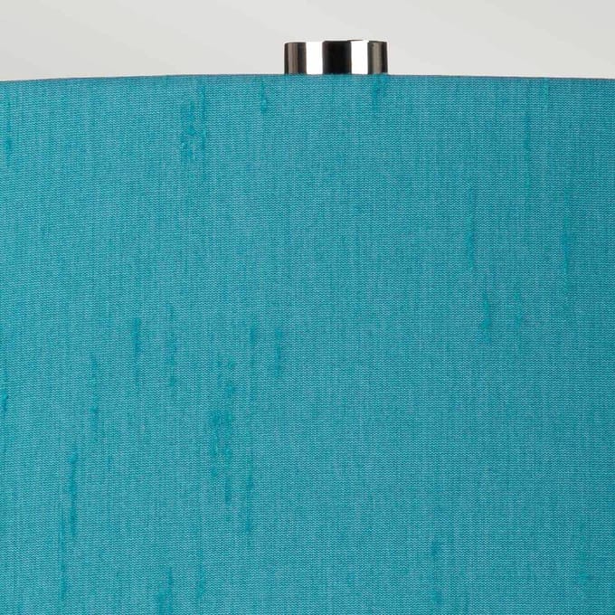 Elstead Lighting LED Tafellamp ISLA | 1X E27 Max 60W | Polished Nickel, White, Teal