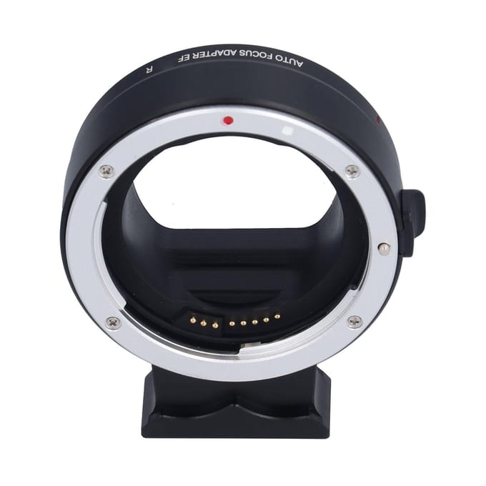 NEWYI EFEOS R Elektronische Autofocus Camera Lens Mount Adapterring voor Canon EFS Lens naar EOS RF black