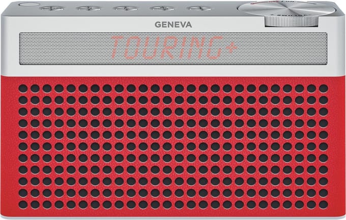 GENEVA Touring S+, DAB/DAB+/FM radio, rood