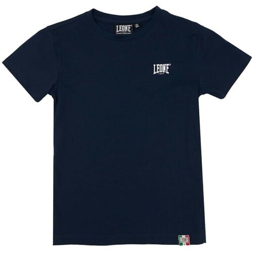 T-shirt Korte Mouw Leone 1947 Boy Short Sleeves Small Logo