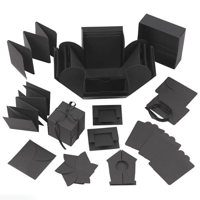 Creativ Company Explosion box - Black (25378)