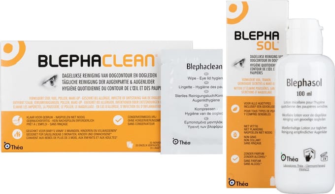 Oogzorgset 4 (1x BlephaClean + 1x BlephaSol)