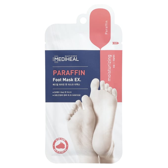 MEDIHEAL, masque pour les pieds à la paraffine EX, 1 paire blue
